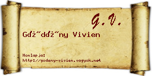 Gödény Vivien névjegykártya